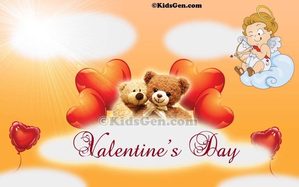 Cute Valentine - Kidsgen Wallpaper