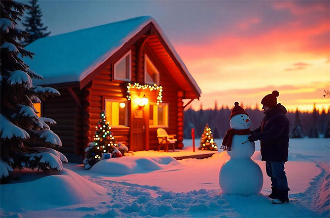 Christmas celebrations in Alaska