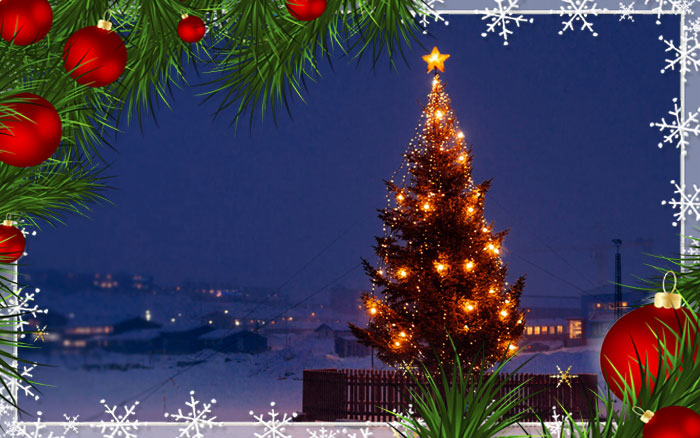 Christmas Tree Decoration in Greenland