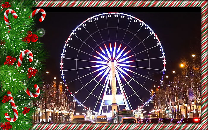 Lightings and Decorations of Christmas in France