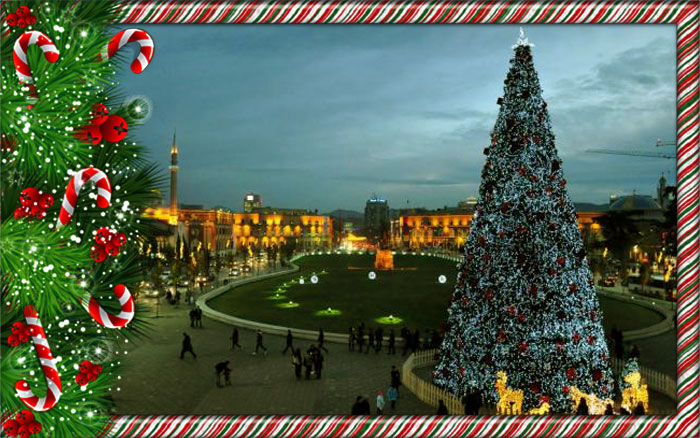 Christmas Decoration in Albania