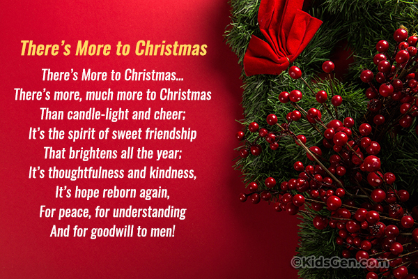 christmas poems for friends