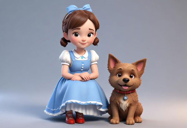 Dorothy Gale and her little dog