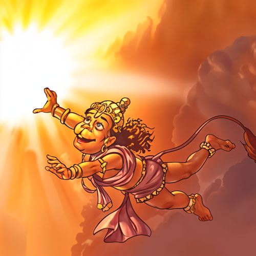 Story of Lord Hanuman near to the Sun