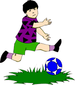 boy playing ball