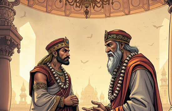 King Dharmshil and his minister Andhak