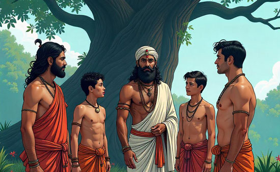 Vishnuswami and his four sons